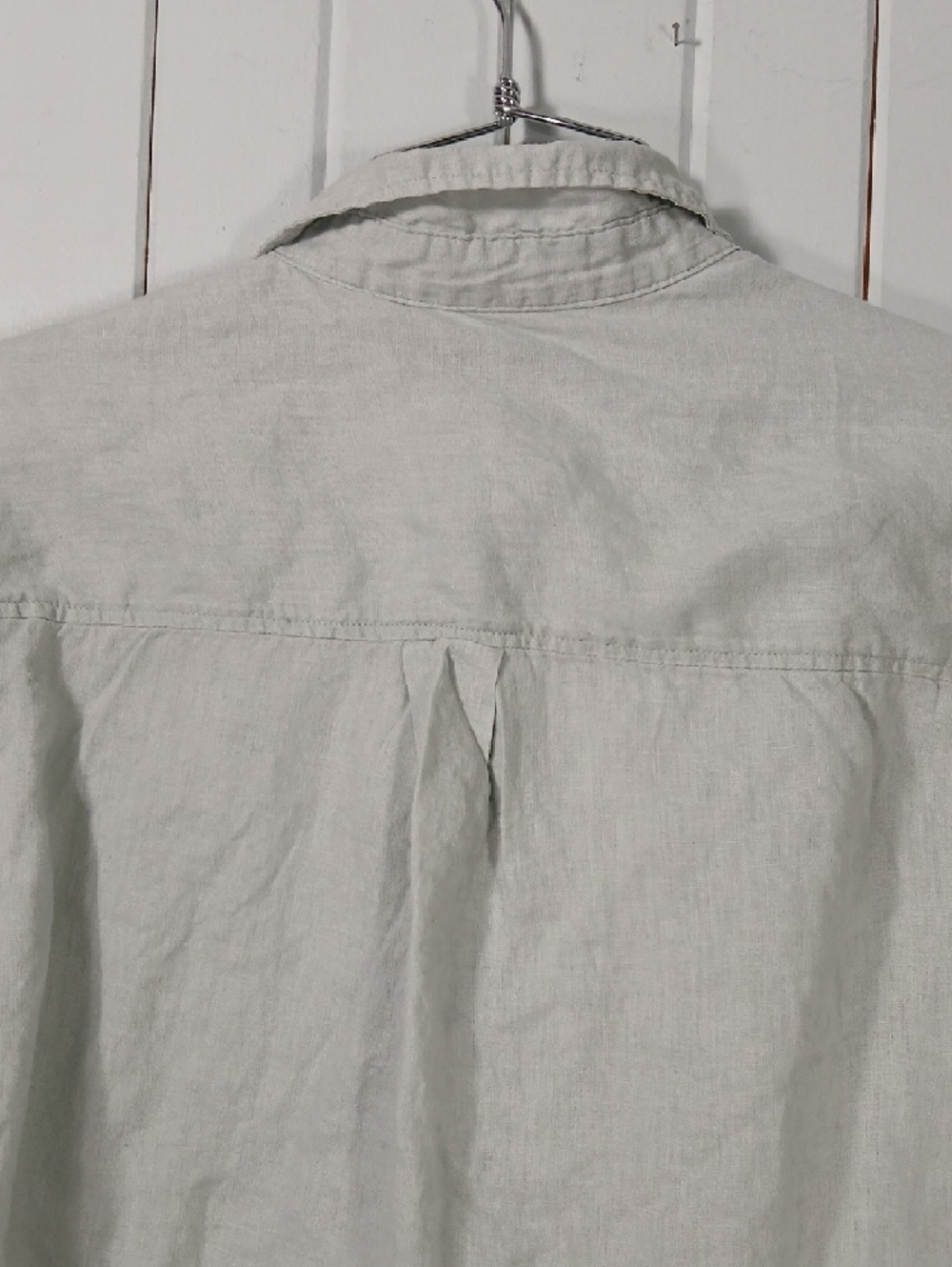 GAP 100% Linen Cropped Shirt - Picture 5 of 8